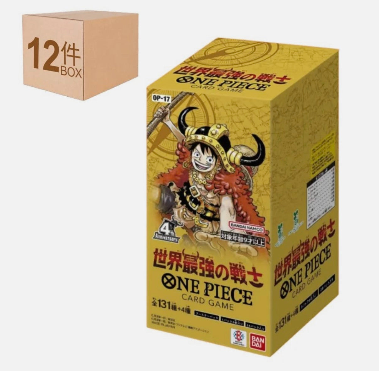 One Piece OP17 Jap CASE X 12