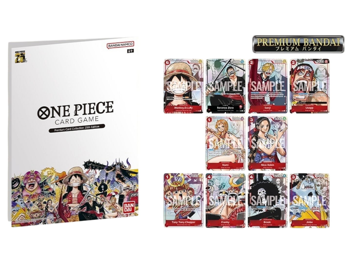 Sezione JP OP – Premium card collection 25th anniversary