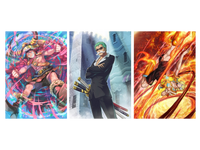 One Piece Trio Promo V Jump (Luffy,Zoro,Sanji)