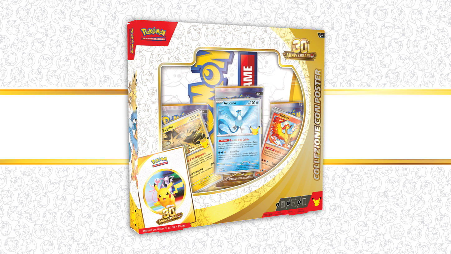 30esimo Pokemon Collezione Poster
