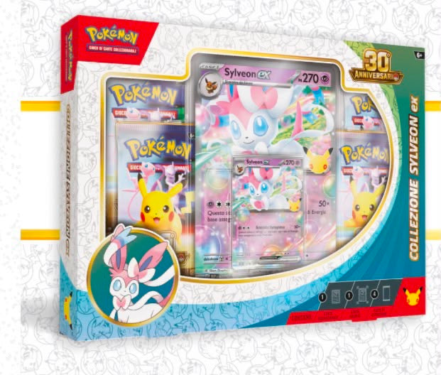 30esimo Pokemon Collezione Sylveon Jumbo