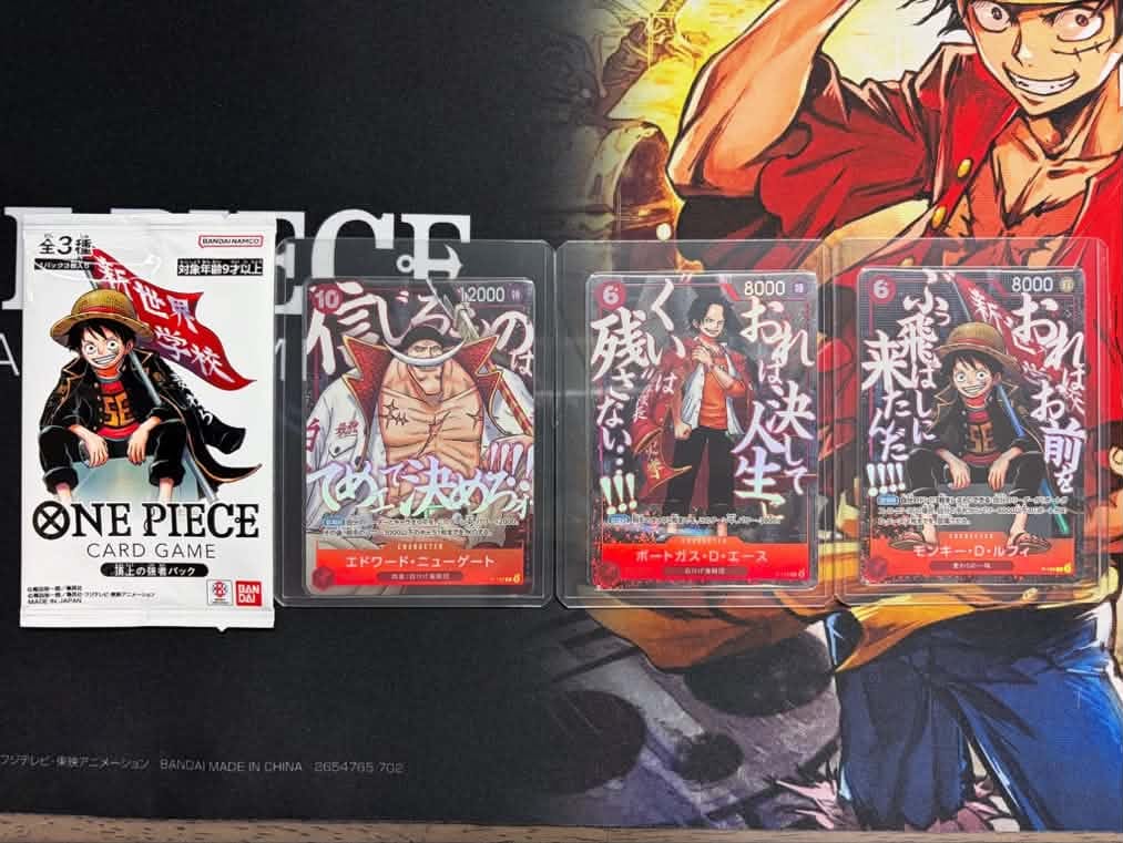 ONE PIECE – Shonen Jump Exclusive Promo Pack P-152/P-153/P-154 – JP